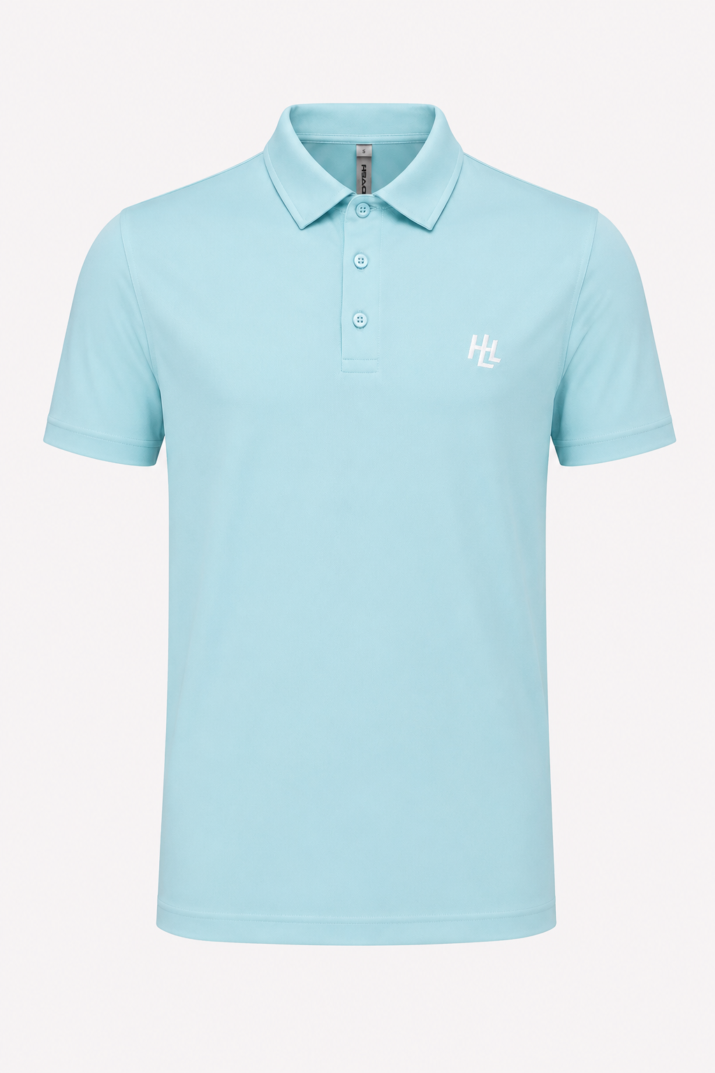 Polo Coup droit turquoise - packshot