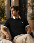 Polo Revers noir - lifestyle