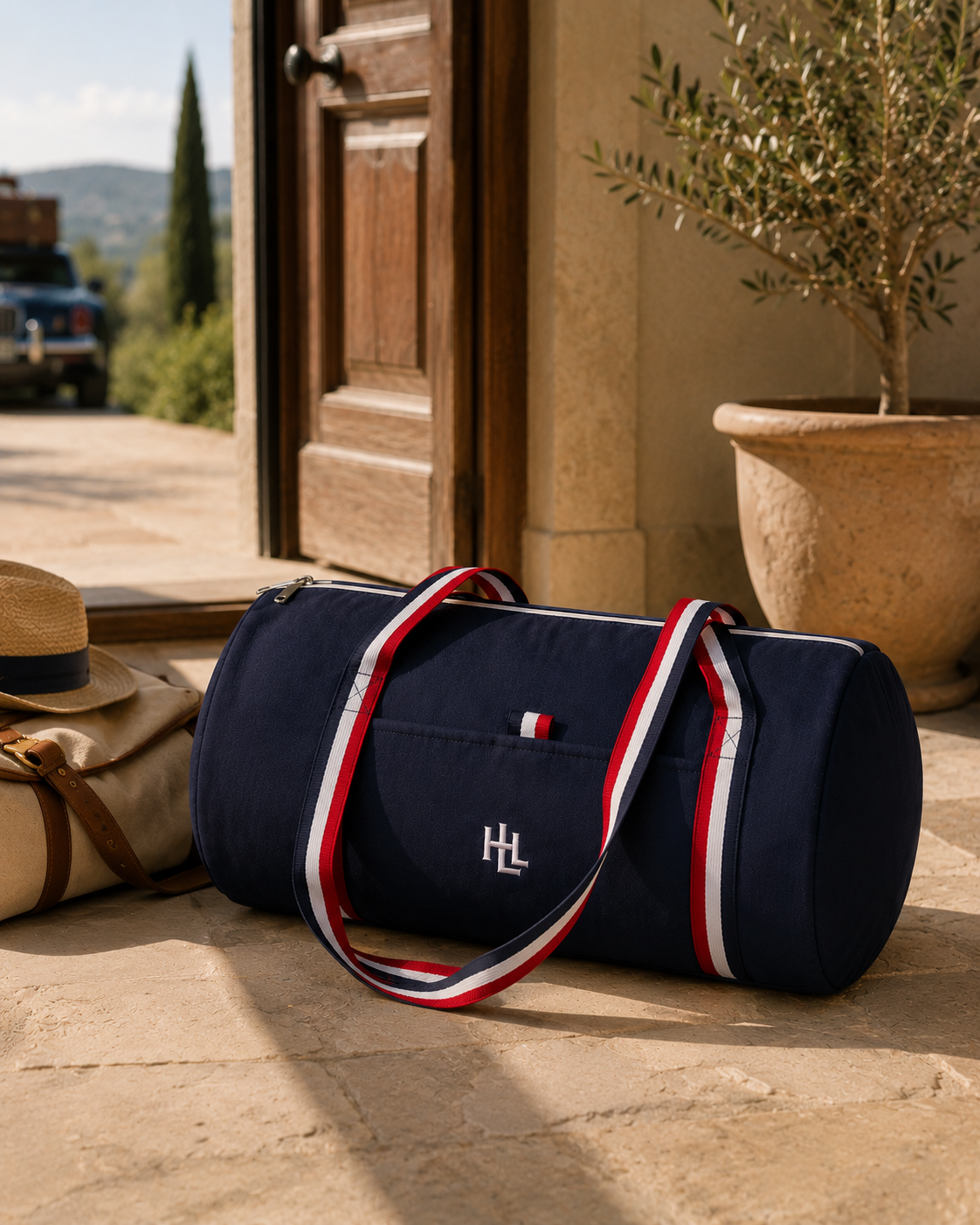 Sac Polochon Tricolore - lifestyle