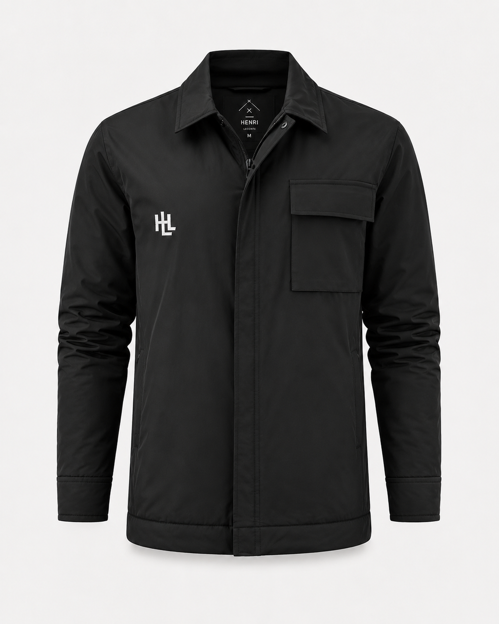 Surchemise Roland noir - packshot