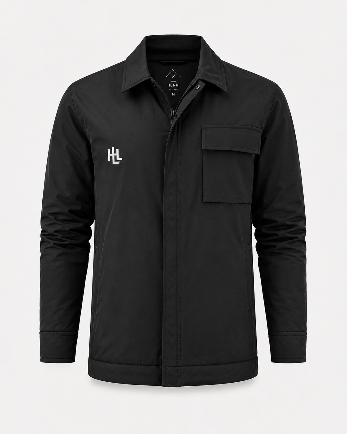 Surchemise Roland noir - packshot