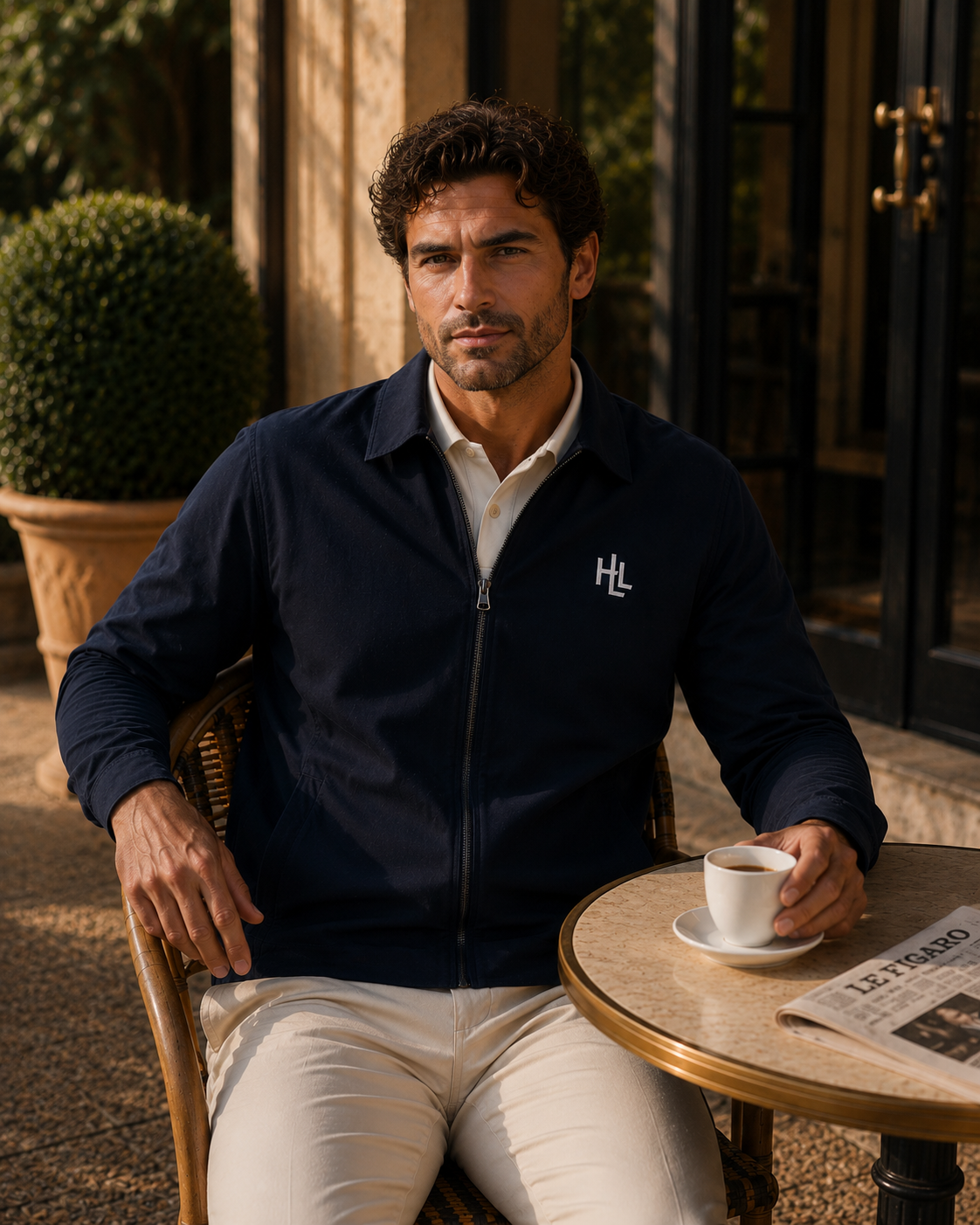 Veste Couloir marine - lifestyle